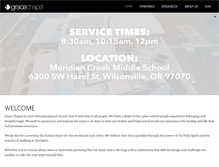 Tablet Screenshot of gracechapelonline.org